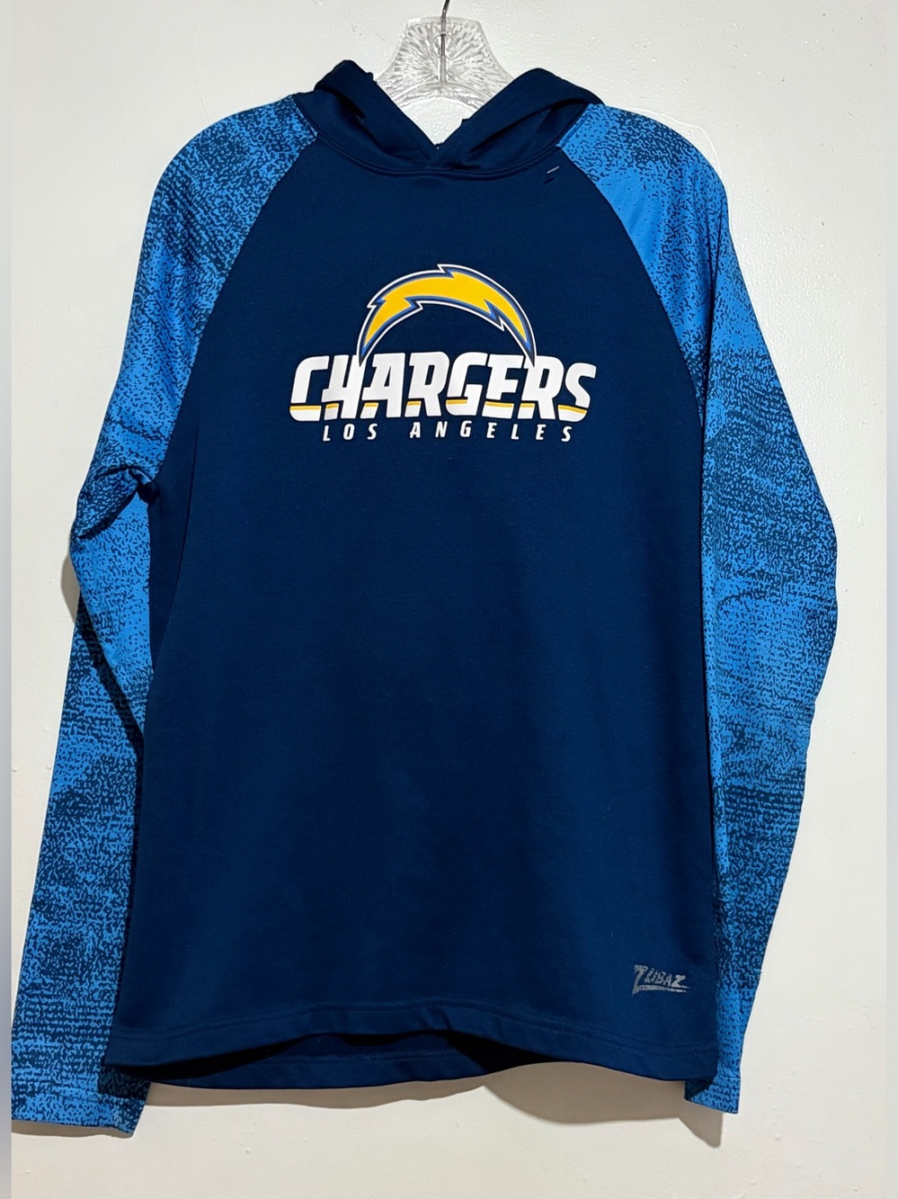 NFL Los Angeles Chargers Athletic Hoodie Mens Sz Medium